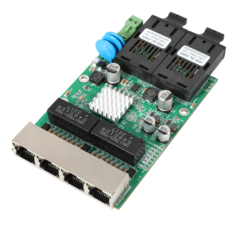 LX-IS0402C 工(gōng)業(yè)級千兆兩光(guāng)四電(diàn)模塊