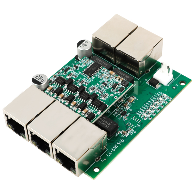 LX-SWF505-1 國(guó)産芯片标準POE交換機(jī)模塊