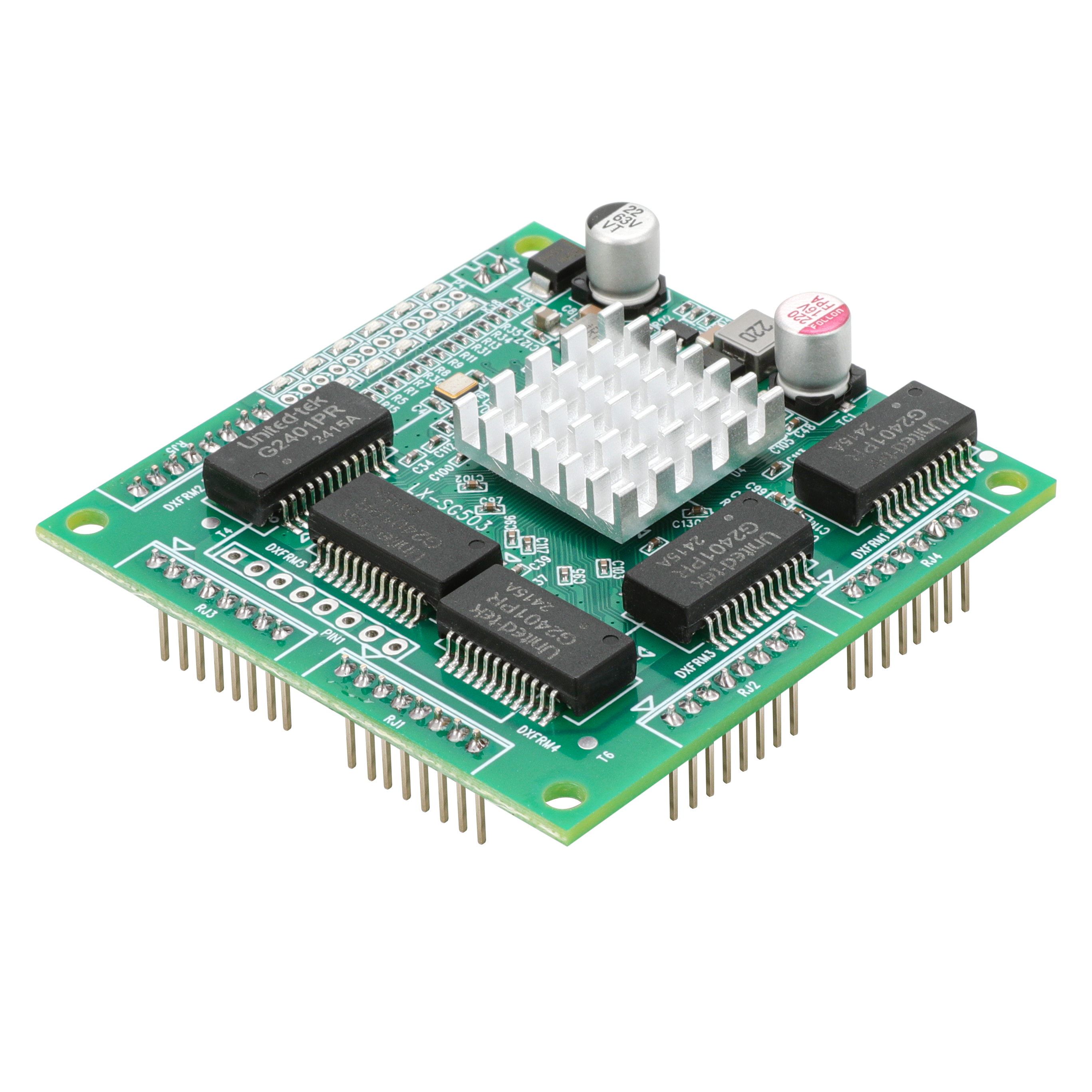 5口千兆交換機(jī)模塊